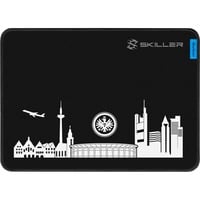 Sharkoon SGP1 L Eintracht Frankfurt Sonderedition Tappetino per mouse per gioco da computer Nero, Gioco mouse pad Nero/Bianco, Nero, Immagine, Barra appoggiaferro antiscivolo, Tappetino per mouse per gioco da computer