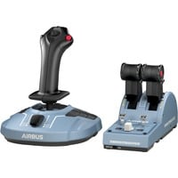 Thrustmaster TCA Officer Pack Airbus Edition Nero, Blu USB Simulazione di Volo Analogico/Digitale PC, set Blu-grigio/Nero, Simulazione di Volo, PC, Analogico/Digitale, Cablato, USB, USB tipo-C