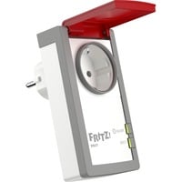 FRITZ! FRITZ!DECT 210, Adattatore presa bianco/Rosso, DECT 210, Interno/esterno, Bianco, IP44, Corrente, Tension, kW, Digitale, Wireless