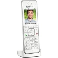 FRITZ! FRITZ!Fon C6, Portatile bianco, FRITZ!Fon C6, Telefono DECT, Telefono con vivavoce, 300 voci, Identificatore di chiamata, Bianco