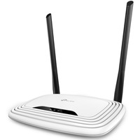 TP-Link Router 300Mbps Wireless N bianco/Nero, Wi-Fi 4 (802.11n), Banda singola (2.4 GHz), Collegamento ethernet LAN, 4G, Nero, Bianco, Router da tavolo, Vendita al dettaglio