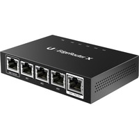 Ubiquiti ER-X router cablato Nero WAN Ethernet, Nero