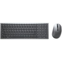 Dell KM7120W tastiera Mouse incluso RF senza fili + Bluetooth QWERTZ Tedesco Grigio, Titanio grigio/Nero, Full-size (100%), RF senza fili + Bluetooth, QWERTZ, Grigio, Titanio, Mouse incluso