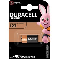 Duracell 123 B1 1pz Batterie per uso domestico Batteria monouso, CR123A, Litio, 3 V, 1 pz, Multicolore