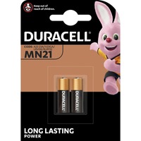 Duracell Sicurezza MN21 B2 2pz Batteria monouso, Alcalino, 12 V, 2 pz, Nero, Oro, Argento, 7,4 g