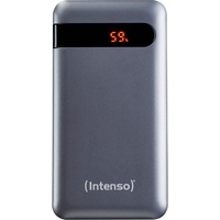 Intenso PD20000 Power Delivery Polimeri di litio (LiPo) 20000 mAh Antracite, Powerbank  grigio, 20000 mAh, Polimeri di litio (LiPo), Quick Charge 3.0, Antracite