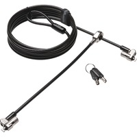 Doppio lucchetto per laptop con chiave MicroSaver® 2.0