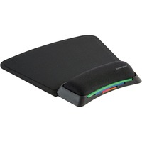 Kensington Mouse Pad SmartFit, Tappetino per mouse Nero, Nero, Monocromatico, Riposo del polso, Tappetino per mouse per gioco da computer