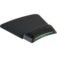 Kensington Mouse pad SmartFit®, Tappetino per mouse Nero, Nero, Monocromatico, Riposo del polso, Tappetino per mouse per gioco da computer