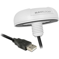 Navilock NL-8022MU ricevitore GPS USB Bianco USB, L1, 1575,42 MHz, 26 s, 1 s, GGA,GSA,GSV,RMC,VTG