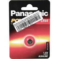 Panasonic LR44 Alcalino 1.5V batteria non-ricaricabile argento, Alcalino, 1,5 V, 105 mAh