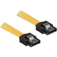 DeLOCK 0.3m SATA Cable cavo SATA 0,3 m Giallo giallo, 0,3 m, Giallo