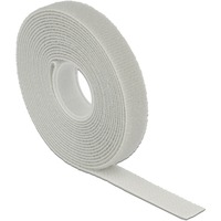 DeLOCK 18275 Velcro Grigio 1 pz, Fascette ferma-cavo grigio, Grigio, 13 mm, 3 m, 1 pz, Sacchetto di politene