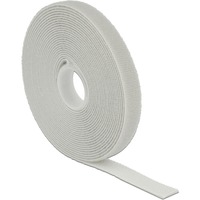 DeLOCK 18276 Velcro Grigio 1 pz, Fascette ferma-cavo grigio, Grigio, 13 mm, 5 m, 1 pz, Sacchetto di politene