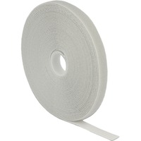 DeLOCK 18277 Velcro Grigio 1 pz, Fascette ferma-cavo grigio, Grigio, 13 mm, 10 m, 1 pz, Sacchetto di politene