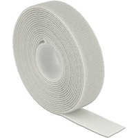 DeLOCK 18279 Velcro Grigio 1 pz, Fascette ferma-cavo grigio, Grigio, 20 mm, 3 m, 1 pz, Sacchetto di politene