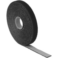 DeLOCK 18711 Velcro Nero 1 pz, Fascette ferma-cavo Nero, Nero, 13 mm, 5 m, 1 pz