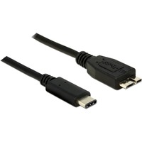 Image of 1m USB 3.1 cavo USB USB 3.2 Gen 2 (3.1 Gen 2) USB C Micro-USB B Nero