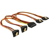 DeLOCK 60151 cavo di alimentazione interno 0,3 m 0,3 m, 4 x SATA 15 pin, SATA a 15 pin, Maschio, Femmina, Oro