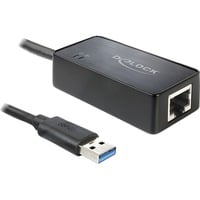 DeLOCK 62121 scheda di interfaccia e adattatore, Scheda di rete Nero, Nero, Windows XP/XP-64/Vista/Vista-64/7/7-64, Mac Lion 10.7, IEEE 802.3, IEEE 802.3ab, IEEE 802.3az, IEEE 802.3u