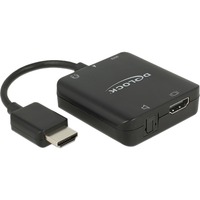 DeLOCK 62784 convertitore audio Nero, Adattatore Nero, Micro-USB B, 16 / 20 / 24 bit, 32 / 44.1 / 48 / 88.2 / 96 kHz