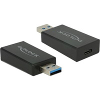 Image of 65689 adattatore per inversione del genere dei cavi USB 3.1 Gen 2 Type-A USB 3.1 Gen 2 USB Type-C Nero