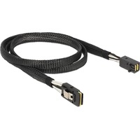 DeLOCK 83389 cavo Serial Attached SCSI (SAS) 1 m Nero, Adattatore Nero, 1 m, Mini SAS HD x 4 SFF 8643, Mini SAS x 4 36 Pin SFF 8087, Maschio/Maschio, Nero