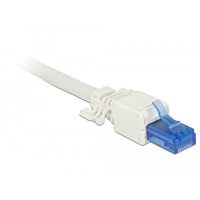 DeLOCK 86417 cavo di collegamento RJ-45 Blu, Bianco bianco, RJ-45, Blu, Bianco, Cat6a, U/UTP (UTP), 18 mm, 52,8 mm