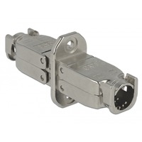 DeLOCK 86466 cavo di collegamento 2 x LSA Acciaio inossidabile, Frizione argento, 2 x LSA, Acciaio inossidabile, Cat6, U/FTP (STP), 23/24, 28 mm