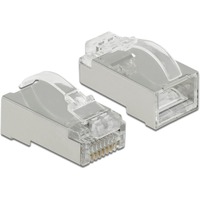 DeLOCK 86474 cavo di collegamento RJ-45 Trasparente, Spina trasparente, RJ-45, Trasparente, Maschio, Dritto, Policarbonato, Cat6