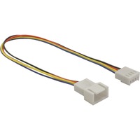 DeLOCK Cable Fan 4pin 0,2 m 0,2 m, Molex (4-pin), Molex (4-pin)