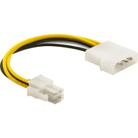 DeLOCK Cable P4 male > Molex 4pin male Multicolore 0,13 m 0,13 m