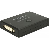 DeLOCK DVI Commutatori video, Switch DVI Nero, DVI, Nero, Plastica, 3840 x 2160 Pixel, 820 mm, 620 mm