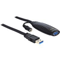 DeLOCK USB3.0-A - USB3.0-A, 10m cavo USB USB 3.2 Gen 1 (3.1 Gen 1) USB A Nero, Cavo di prolunga Nero, 10m, 10 m, USB A, USB A, USB 3.2 Gen 1 (3.1 Gen 1), Maschio/Femmina, Nero