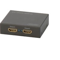 Digitus DS-46304 ripartitore video HDMI 2x HDMI Nero, HDMI, 2x HDMI, 4096 x 2160 Pixel, Nero, 36 bit, 5 V