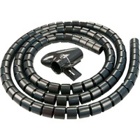 Lindy 40581 fascetta Nero 1 pz, Instradamento dei cavi Nero, Nero, 5000 mm, 1 pz