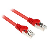 Sharkoon 4044951014941 cavo di rete Grigio 5 m Cat6 S/FTP (S-STP) rosso, 5 m, Cat6, S/FTP (S-STP), RJ-45, RJ-45