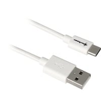 Sharkoon Cavo USB 2.0, connettore USB-A > connettore USB-C bianco