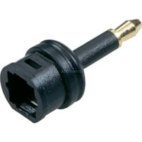 goobay 3.5mm mini - toslink, Adattatore Nero, 3.5mm mini, toslink