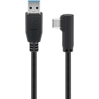 goobay 66502 cavo USB 1,5 m USB 3.2 Gen 1 (3.1 Gen 1) USB C USB A Nero Nero, 1,5 m, USB C, USB A, USB 3.2 Gen 1 (3.1 Gen 1), 5000 Mbit/s, Nero