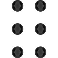 goobay 70362 organizer per cavi Scrivania/Parete Supporto per cavo Nero 6 pezzo(i), Instradamento dei cavi Nero, Supporto per cavo, Scrivania/Parete, Nero