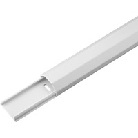 goobay 90727 cavo proiettore Gestione cavo Bianco, Instradamento dei cavi bianco, Gestione cavo, Bianco, Alluminio, 1,1 m, 33 mm, 400 g