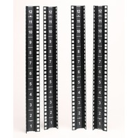 APC AR4000MV12U kit di fissaggio, Rotaie di montaggio Nero, 120 x 56 x 536 mm, 1,1 kg, 120 mm, 56 mm, 536 mm, 160 x 160 x 700 mm