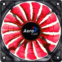 Aerocool Shark Fan Devil Red Edition 12cm Case per computer Ventilatore Nero, Rosso Nero/Rosso, Ventilatore, 12 cm, 12,6 dB, Nero, Rosso, Vendita al dettaglio