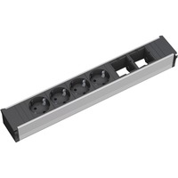 Image of 912.007 4AC outlet(s) Nero, Argento prolunghe e multiple