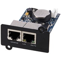 BlueWalker 10131008 accessorio per gruppi di continuità (UPS) Scheda di gestione della rete, Nero, VI 500-1500 R1U, Fast Ethernet, 10,100 Mbit/s, 10/100BaseT(X)