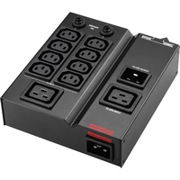 BlueWalker MBS/PDU IEC 1-3kVA unità di distribuzione dell'energia (PDU) 9 presa(e) AC Nero, Modulo Nero, Orizzontale/Verticale, Nero, 9 presa(e) AC, 208-240 V, 16 A, 160 x 180 x 50 mm