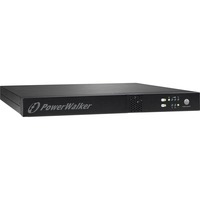 BlueWalker VFI 1000R/1U Doppia conversione (online) 1 kVA 800 W 3 presa(e) AC, UPS Nero, Doppia conversione (online), 1 kVA, 800 W, Sinusoidale, 110 V, 300 V