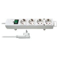 Brennenstuhl 1153120100 prolunghe e multiple 2 m 4 presa(e) AC Interno Bianco, Ciabatta bianco, 2 m, 4 presa(e) AC, Interno, Bianco, 320 mm, Bianco