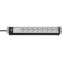 Brennenstuhl 1156057028 unità di distribuzione dell'energia (PDU) Nero, Grigio Nero/Grigio chiaro, Nero, Grigio, 105 mm, 65 mm, 485 mm, 840 g